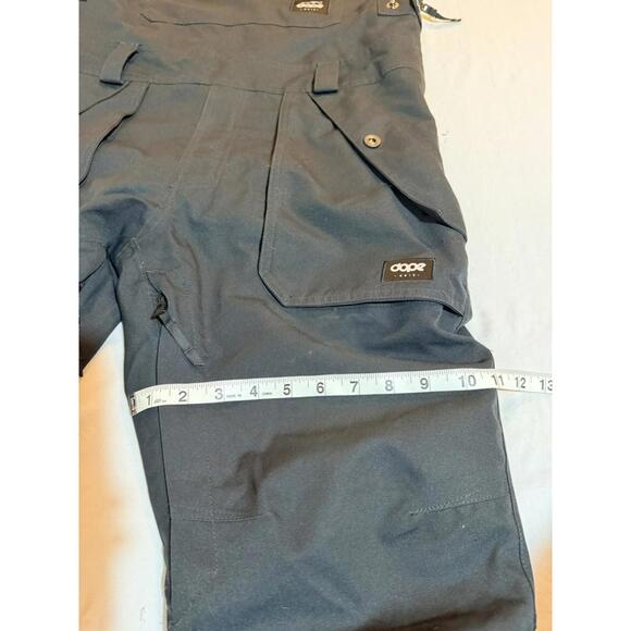 Dope Mens Notorious B.I.B Bib Snowboard Snow Pants Size Medium - Picture 15 of 15
